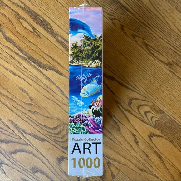 Brand New Sealed Dolphin Delight 1000 Piece Jigsaw Puzzle 20" x 27" Great Gift - Picture 4 of 6